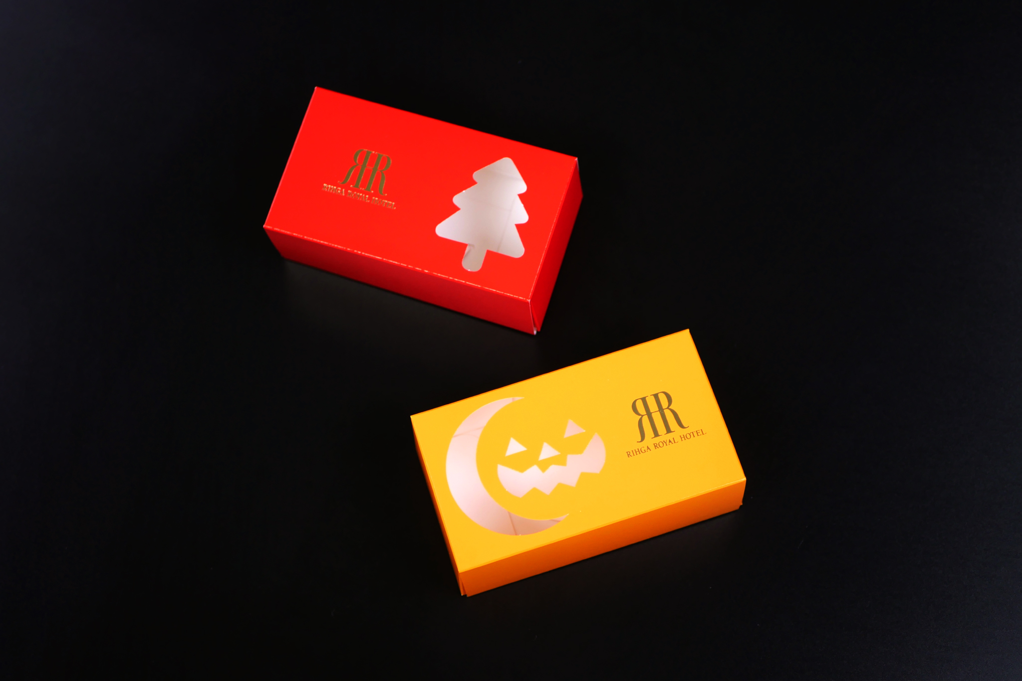 オリジナルパッケージ｜ハロウィン｜クリスマス｜お菓子｜トムソン箱